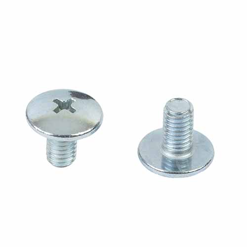 TORNILLO M6X10 PLATEADO P/PLASTICOS CABEZA Ø 16mm X UNIDAD PLASTICA VC (T001A)