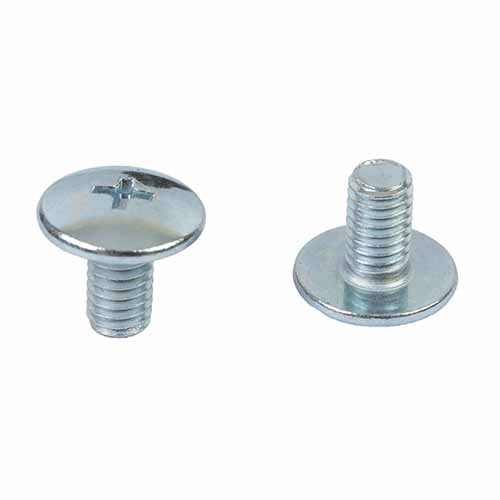 TORNILLO M6X15 PLATEADO P/PLASTICOS CABEZA Ø 16mm X UNIDAD PLASTICA VC (T002A)