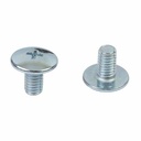 TORNILLO M6X15 PLATEADO P/PLASTICOS CABEZA Ø 16mm X UNIDAD PLASTICA VC (T002A)