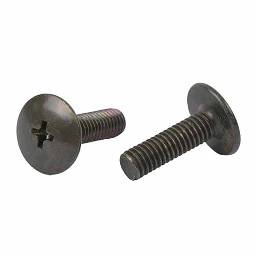 TORNILLO M6X20 NEGRO P/PLASTICOS CABEZA Ø 16mm X UNIDAD PLASTICA VC (T008N)