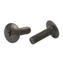 TORNILLO M6X20 NEGRO P/PLASTICOS CABEZA Ø 16mm X UNIDAD PLASTICA VC (T008N)