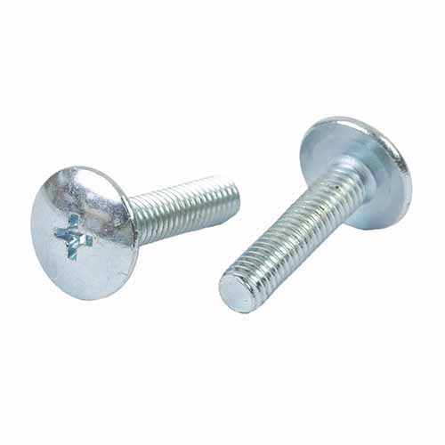 TORNILLO M6X25 PLATEADO P/PLASTICOS CABEZA Ø 16mm X UNIDAD PLASTICA VC (T004A)