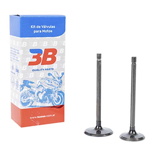 VALVULAS YAMAHA YBR 125CC (JGO) 3B (VK-3950)