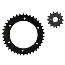 CORONA Y PIÑON HONDA XR 250 TORNADO (PRO-CEMENTADO NEGRO) (38-14) CREUSO (9082-KIT)