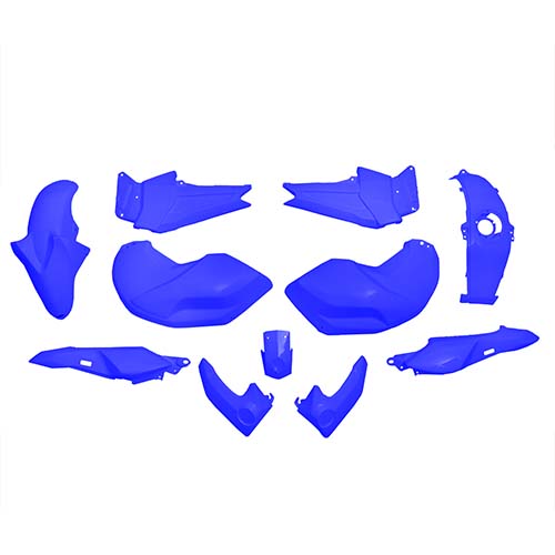 KIT CARENADO FZ 16 AZUL 11 PZAS. PLASTICA VC (1053A)