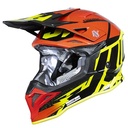 CASCO JUST1 J39 POSEIDON FLUOR YELLOW/RED/BLACK L