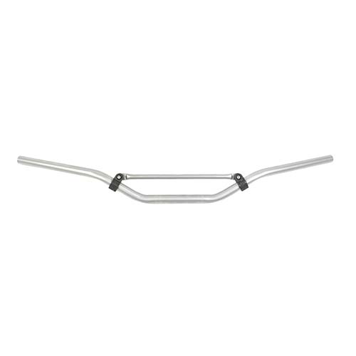 MANUBRIO MOTOCROSS BAJO ALUMINIZADO C/ TRAVESAÑO DE ACERO ALUMINIZADO MDA (1442)