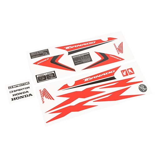 CALCO HONDA XR 250 TORNADO '18 T/ORIGINAL MOTO BLANCA KIT SPEKTOR (SPK801B)