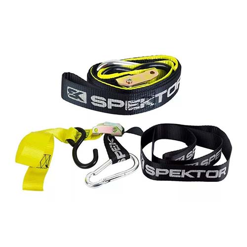 ZUNCHO AMARRE 40mm REFORZADO XL NEGRO/AMARILLO (JUEGO) SPEKTOR (SPK007ZU)