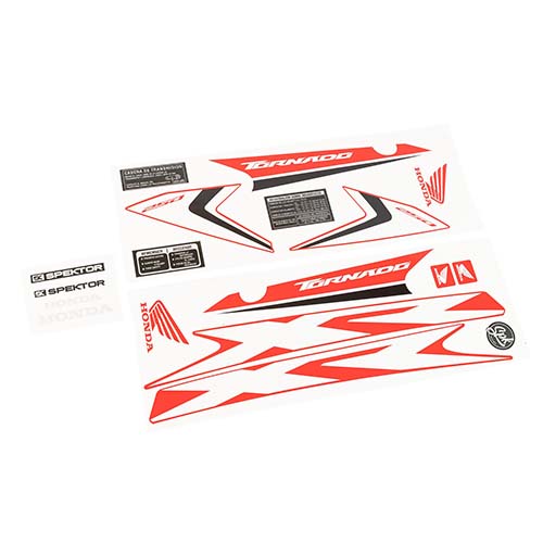 CALCO HONDA XR 250 TORNADO '18 T/ ORIGINAL MOTO ROJA KIT SPEKTOR (SPK801R)