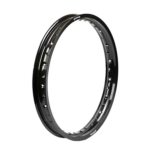 ARO DE LLANTA 1.85 x 19 (36 AGUJEROS) ALUMINIO 6063 NEGRO (ROHAN) SPEKTOR (SPK002LLA)