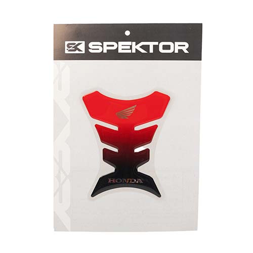 PROTECTOR TANQUE RESINADO CHICO HONDA ROJO/NEGRO SPEKTOR (SPK324)