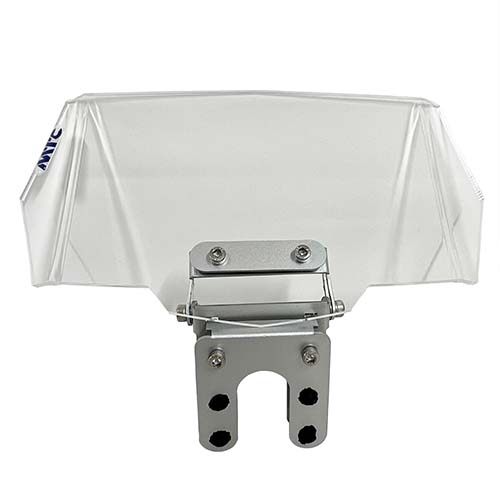 DEFLECTOR DE PARABRISAS UNIVERSAL CENTRAL CORTO CON SOPORTE AERO PRO MTC (NAC)