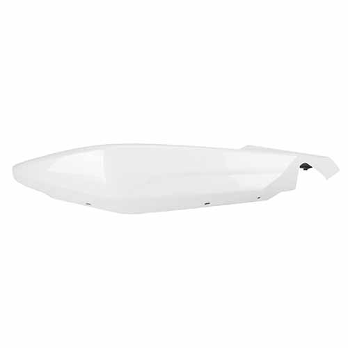 COLIN CACHA BAJO ASIENTO YAMAHA YBR 125 Z BLANCO LADO IZQUIERDO MTC