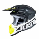 CASCO JUST1 J18 HEXA NEGRO/ GRIS/ FLUO/ BLANCO MATE XXL (CAJ0001XXL)