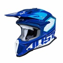 CASCO JUST1 J18 HEXA AZUL/ BLANCO GLOSS M (CAJ0003M) EXCLU