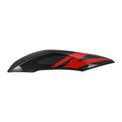 CACHA TANQUE SUPERIOR HONDA XR190L NEGRA LADO DERECHO MTC