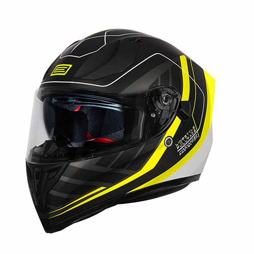 CASCO H128 STRADA LINESTYLE FLUO YELLOW/BLACK S ORIGINE