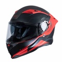 CASCO H153 FORCE TECHNO MATT BLACK/RED XL ORIGINE
