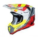 CASCO J22F FIBRA DE VIDRIO FRENETIK FIRE FLUO YELLOW/RED/WHITE MATT XL JUST1
