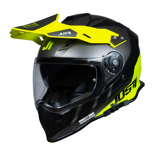 CASCO J34 PRO OUTERSPACE WHITE/FLUO YELLOW/BLACK XXL JUST1