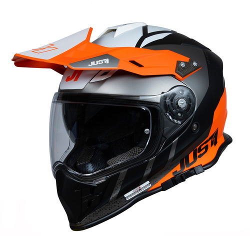CASCO J34 PRO OUTERSPACE WHITE/FLUO ORANGE/BLACK MATT S JUST1