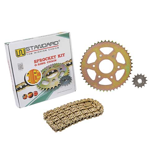 KIT TRANSMISION BAJAJ DOMINAR 400 / KTM DUKE 390 (46/14) 520HO-120L  C/ORING DOR. STD