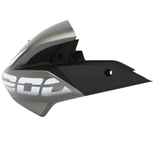 CACHA LATERAL TANQUE BAJAJ ROUSER NS 200 (2024) GRIS LADO IZQUIERDO MTC