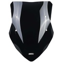 PARABRISA UNIVERSAL VELOCITY (NEGRO) CON SOPORTE 3MM MTC (NAC)