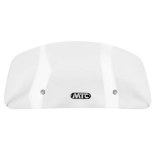 DEFLECTOR DE PARABRISAS TRANSPARENTE UNIVERSAL CON SOPORTE EDGE MTC (NAC)