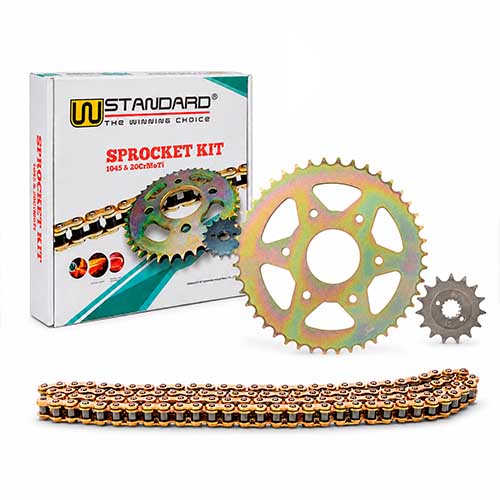 KIT TRANSMISION BAJAJ DOMINAR 400 / KTM DUKE 390 (45/15) 520HO-120L C/ORING DOR. STD