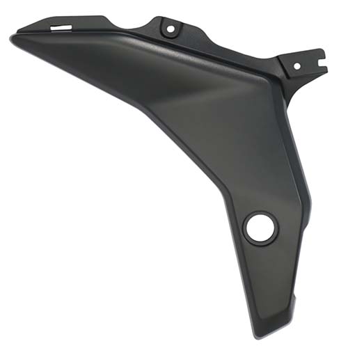 CACHA LATERAL INFERIOR BAJAJ ROUSER N160/N250 NEGRO LADO IZQUIERDO MTC