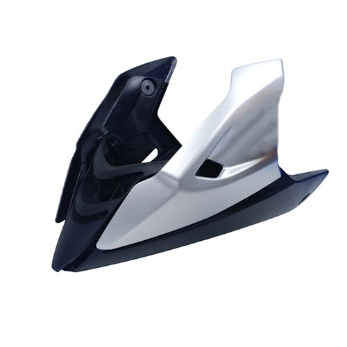 QUILLA CUBRE MOTOR BAJAJ ROUSER N160/N250 GRIS MTC