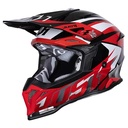 CASCO JUST1 J39 REVO RED WHITE BLACK GLOSS M