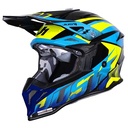 CASCO JUST1 J39 REVO BLUE FLUO YELLOW BLACK GLOSS S