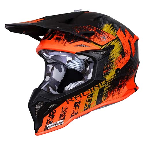 CASCO JUST1 J39 STORM ORANGE SAND BLACK XXL