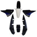 KIT PLASTICOS COMPLETOS NEW S2 150 TUBULAR BLANCO (6PCS) OEM