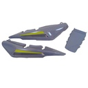 CACHA BAJO ASIENTO + UNION COLIN MOTOMEL NEW S2 150 TUBULAR GRIS (3PCS) OEM