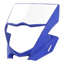MASCARA CUBRE OPTICA YAMAHA XTZ 125 AZUL/BLANCO MTC