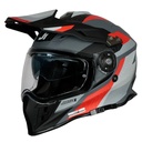 CASCO JUST1 J34 PRO GLOBE FLUO RED/BLACK MATT XL