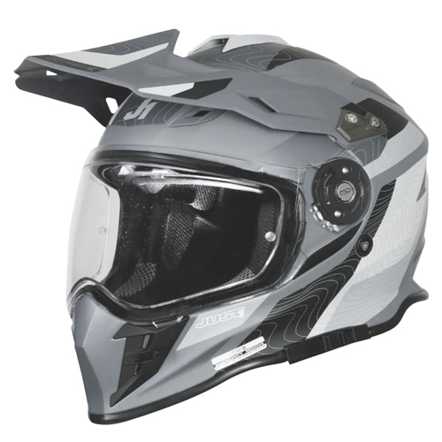 CASCO JUST1 J34 PRO GLOBE GREY/BLACK MATT XL