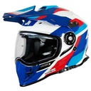 CASCO JUST1 J34 PRO GLOBE BLUE/RED/WHITE GLOSS L