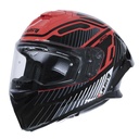 CASCO JUST1 J-STR TACTICAL RED/SILVER GLOSS XL