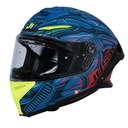 CASCO JUST1 J-STR TITAN BLUE/RED/BLACK MATT XXL