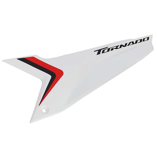 CACHA BAJO ASIENTO HONDA XR300L TORNADO (2025+) BLANCO LADO IZQUIERDO MTC