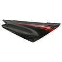 CACHA LATERAL YAMAHA XTZ 125 NEGRO LADO DERECHO (CON CALCO) MTC