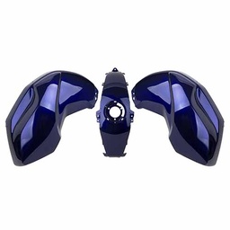 [C80462] CACHA TANQUE + CACHA CENTRAL YAMAHA FZ16 AZUL OSCURO (3PCS) MTC