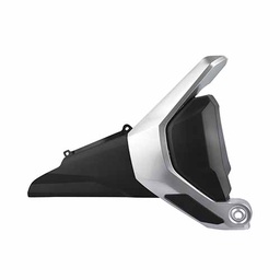 [MTC0406] CACHA LATERAL YAMAHA FZ-S NEGRO/CROMADO LADO DERECHO MTC