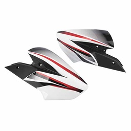 [C80923] CACHA LATERAL TANQUE BAJAJ ROUSER 200 NS BLANCO (JGO) MTC