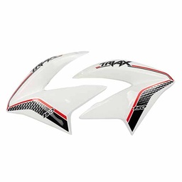 [C82094] CACHA LATERAL TANQUE CORVEN TRIAX R3 200/250 BLANCO (JGO) MTC